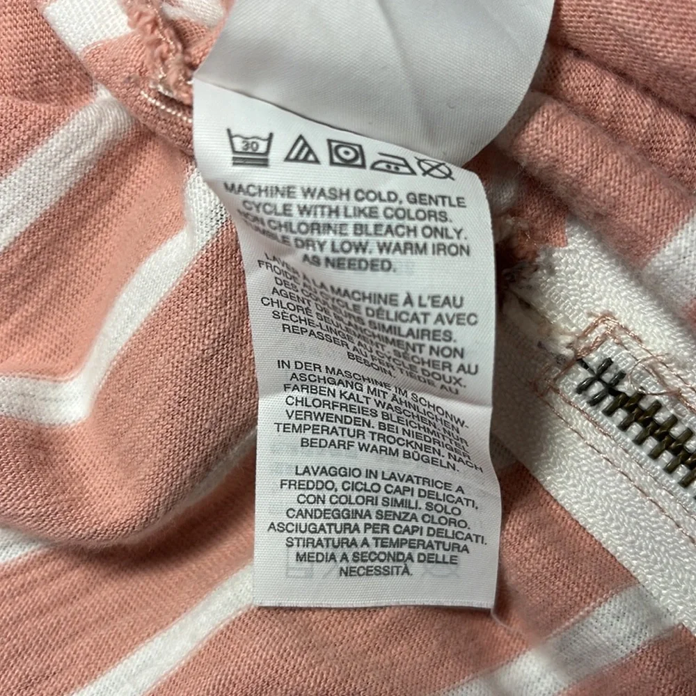 J.Crew side zip cotton tunic top XS